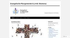 Desktop Screenshot of evang-stockerau.org
